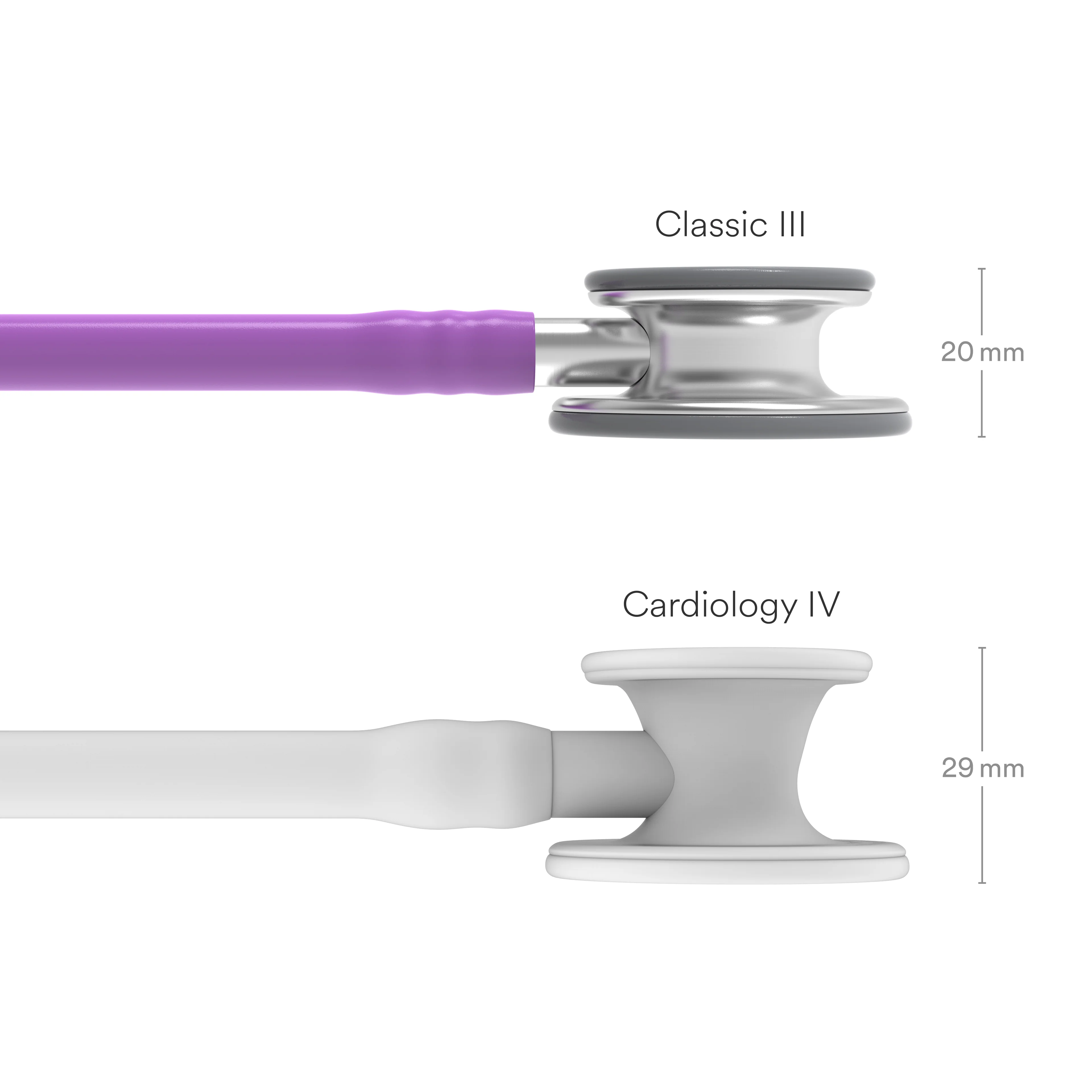 Littmann Classic III Monitoring Stethoscope: Lavender 5832 - OVER ENGRAVED - Image 6