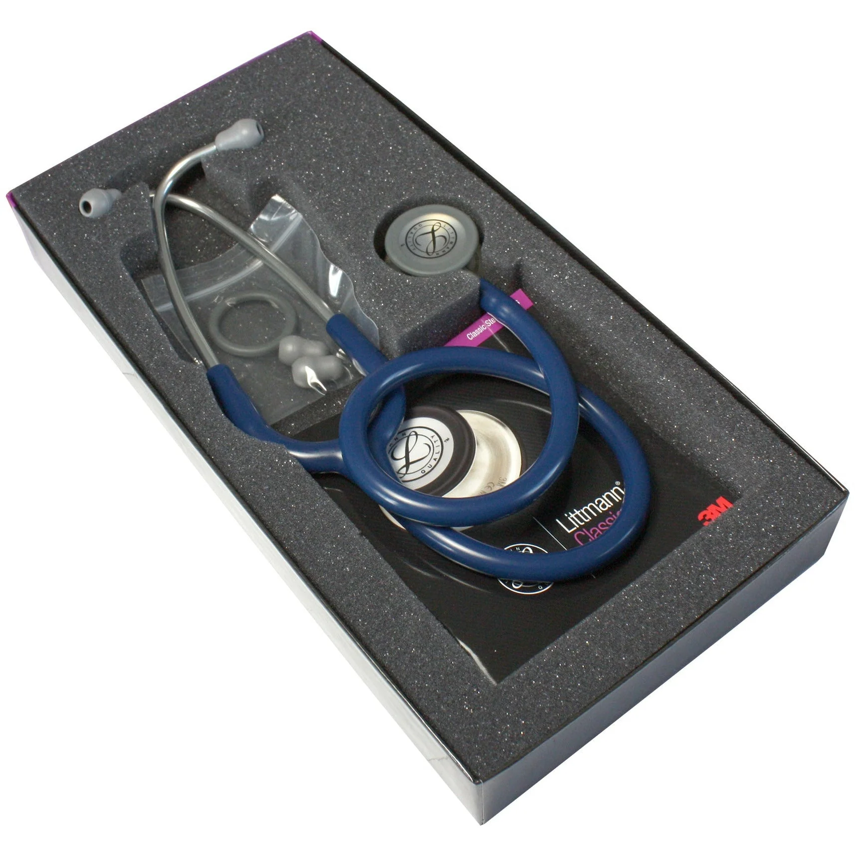 Littmann Classic III Monitoring Stethoscope: Navy Blue 5622 - Image 11