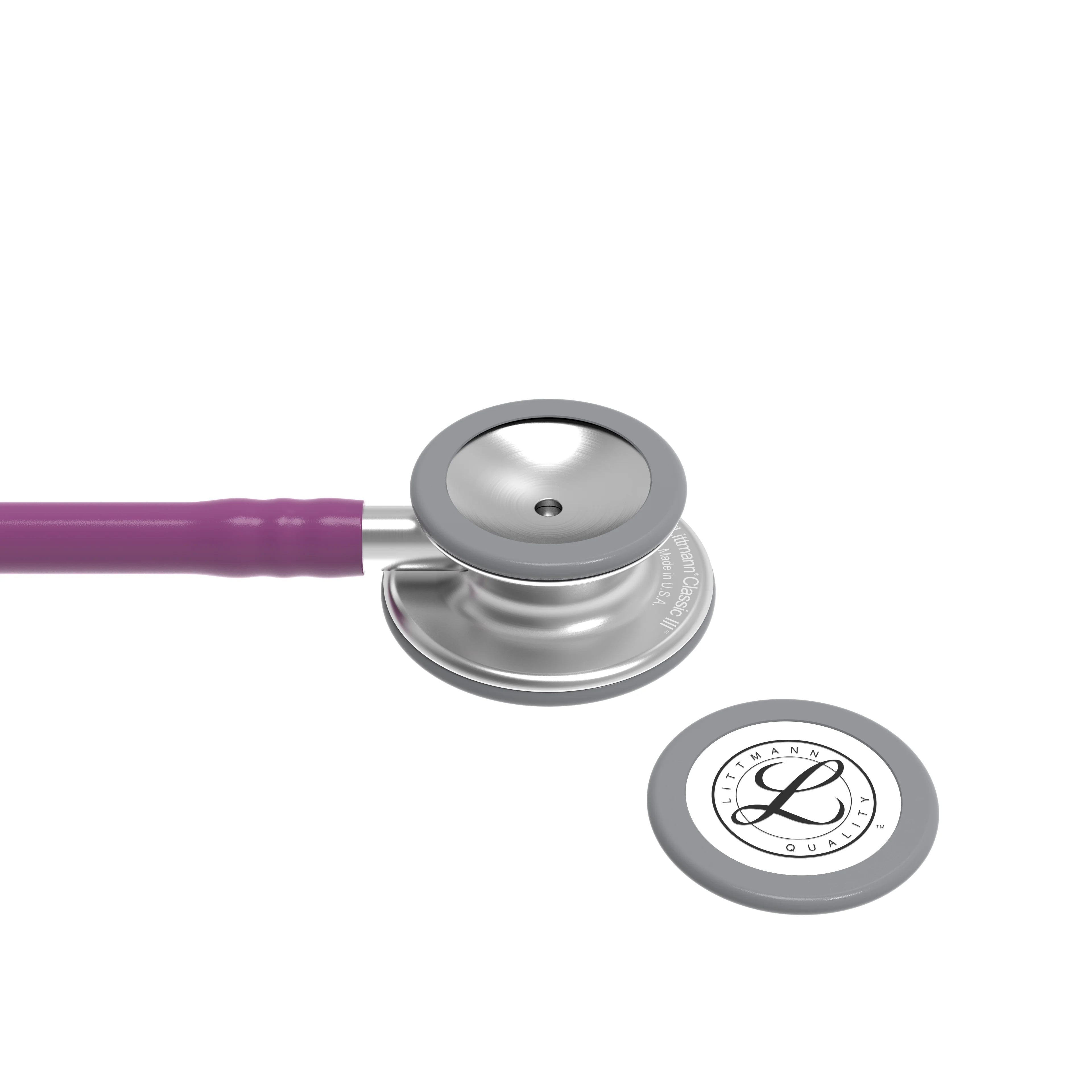 Littmann Classic III Monitoring Stethoscope: Plum 5831 - Image 8