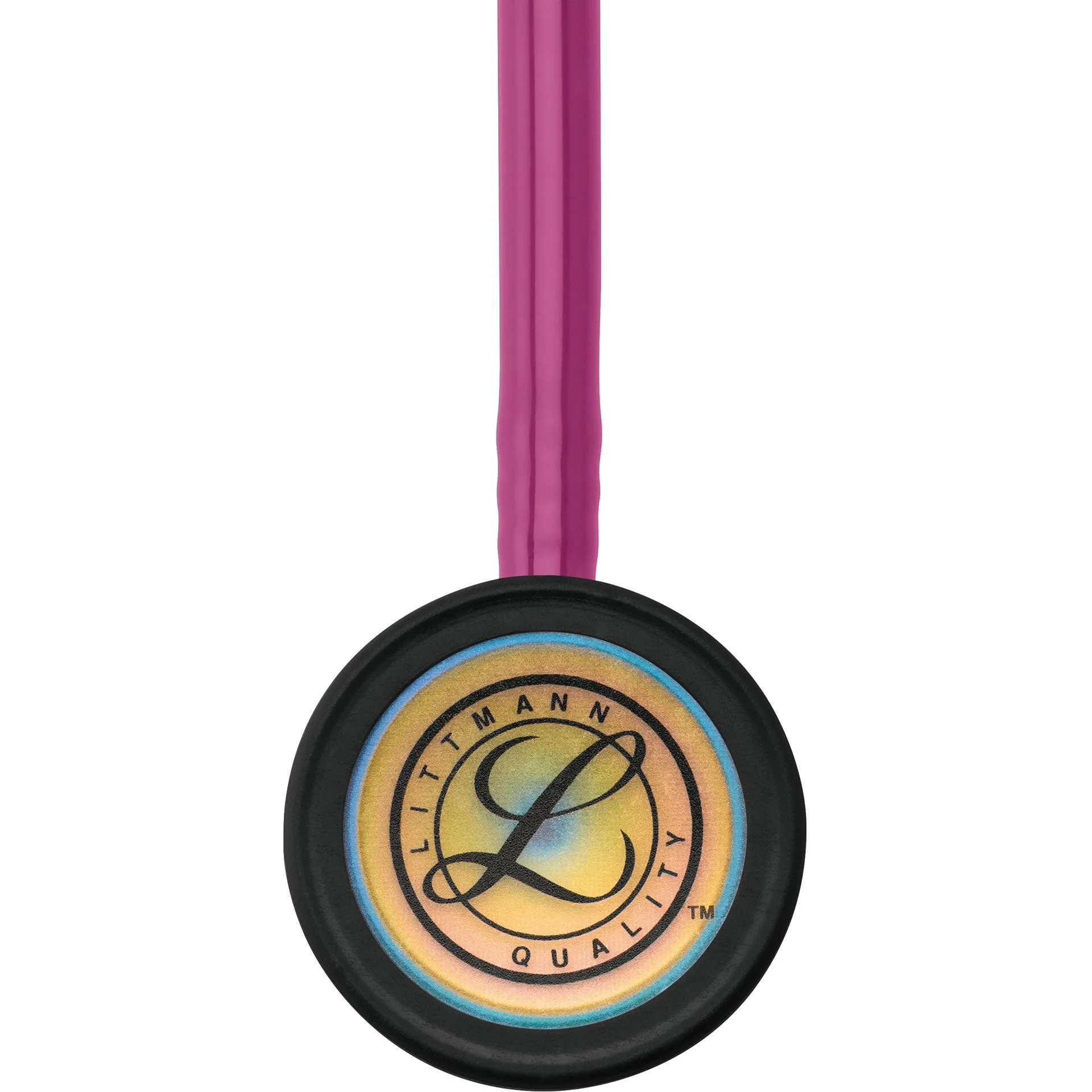 Littmann Classic III Monitoring Stethoscope: Raspberry Rainbow 5806 - Image 4