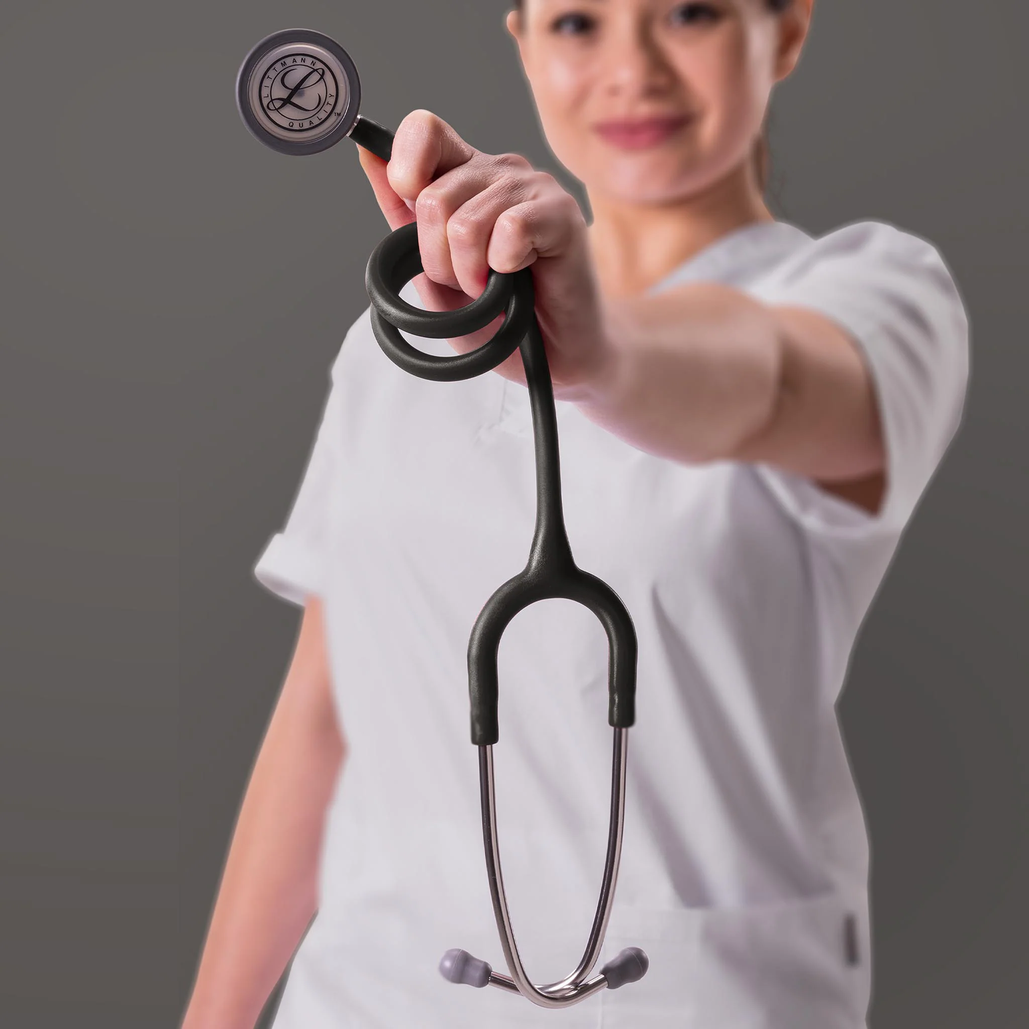 Littmann Classic III Monitoring Stethoscope: Satin Black 5620C - Image 8