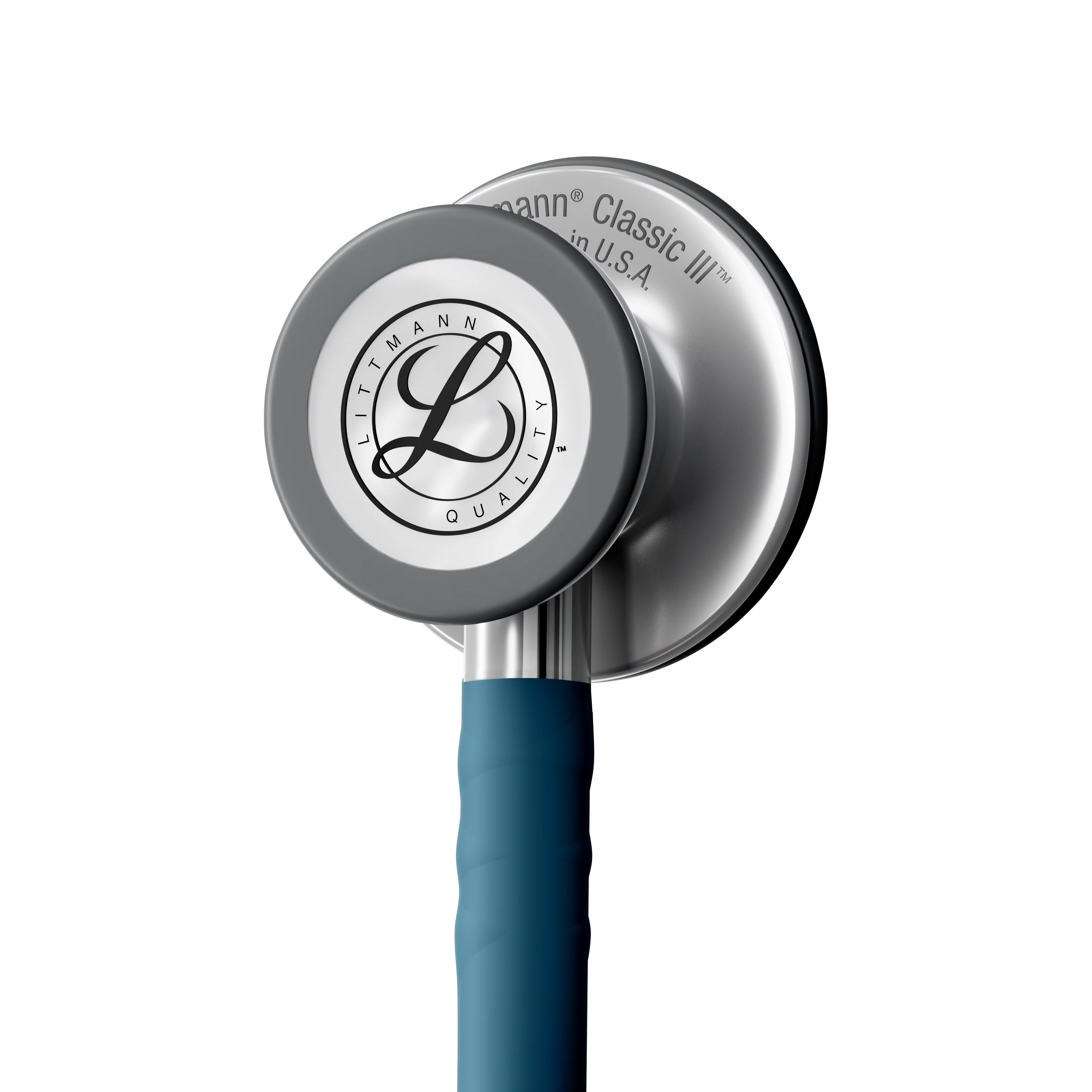 Littmann Classic III Monitoring Stethoscope: Satin Caribbean Blue 5623C - Image 4