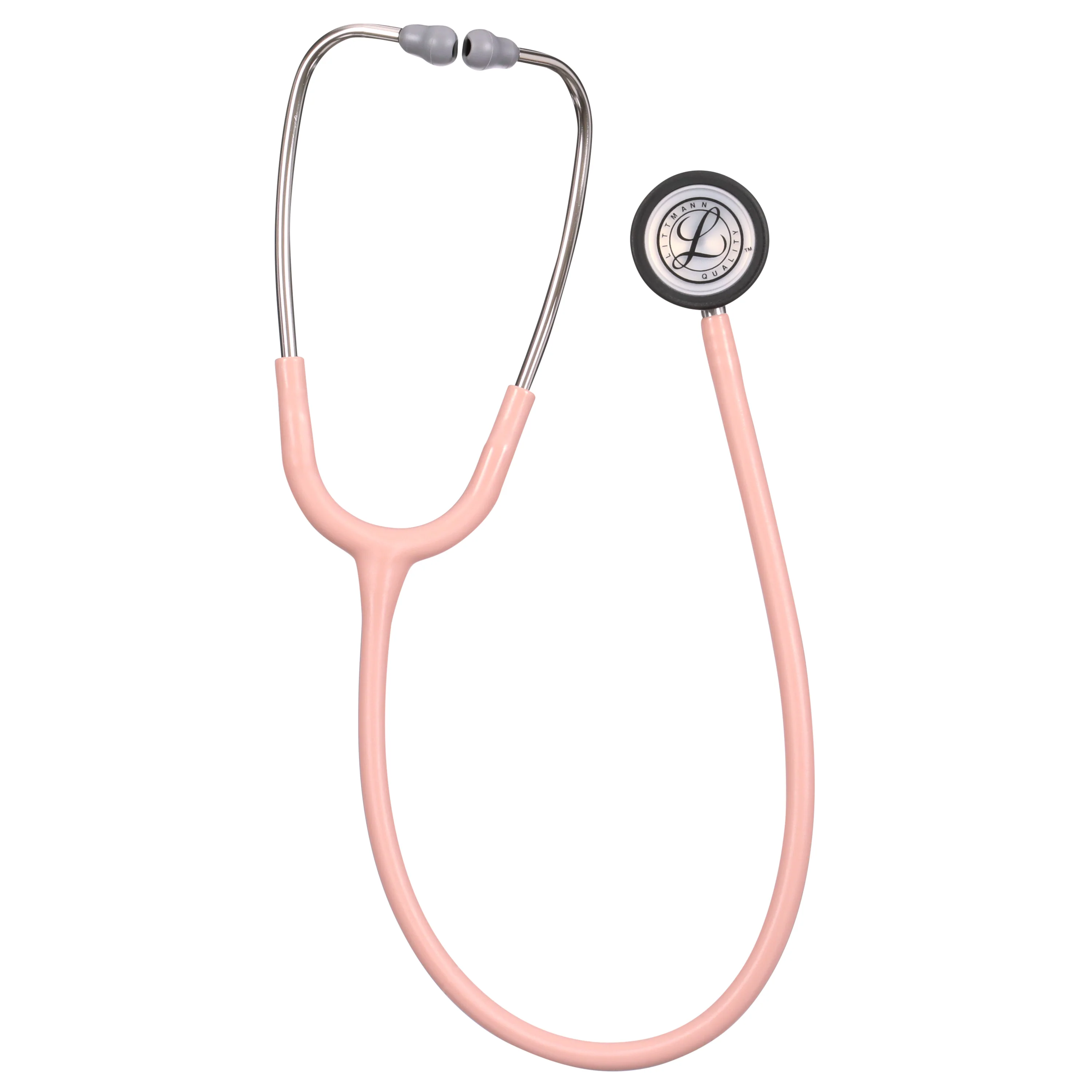 Littmann Classic III Monitoring Stethoscope: Satin Champagne Rose 5910C - OVER ENGRAVED - Image 5
