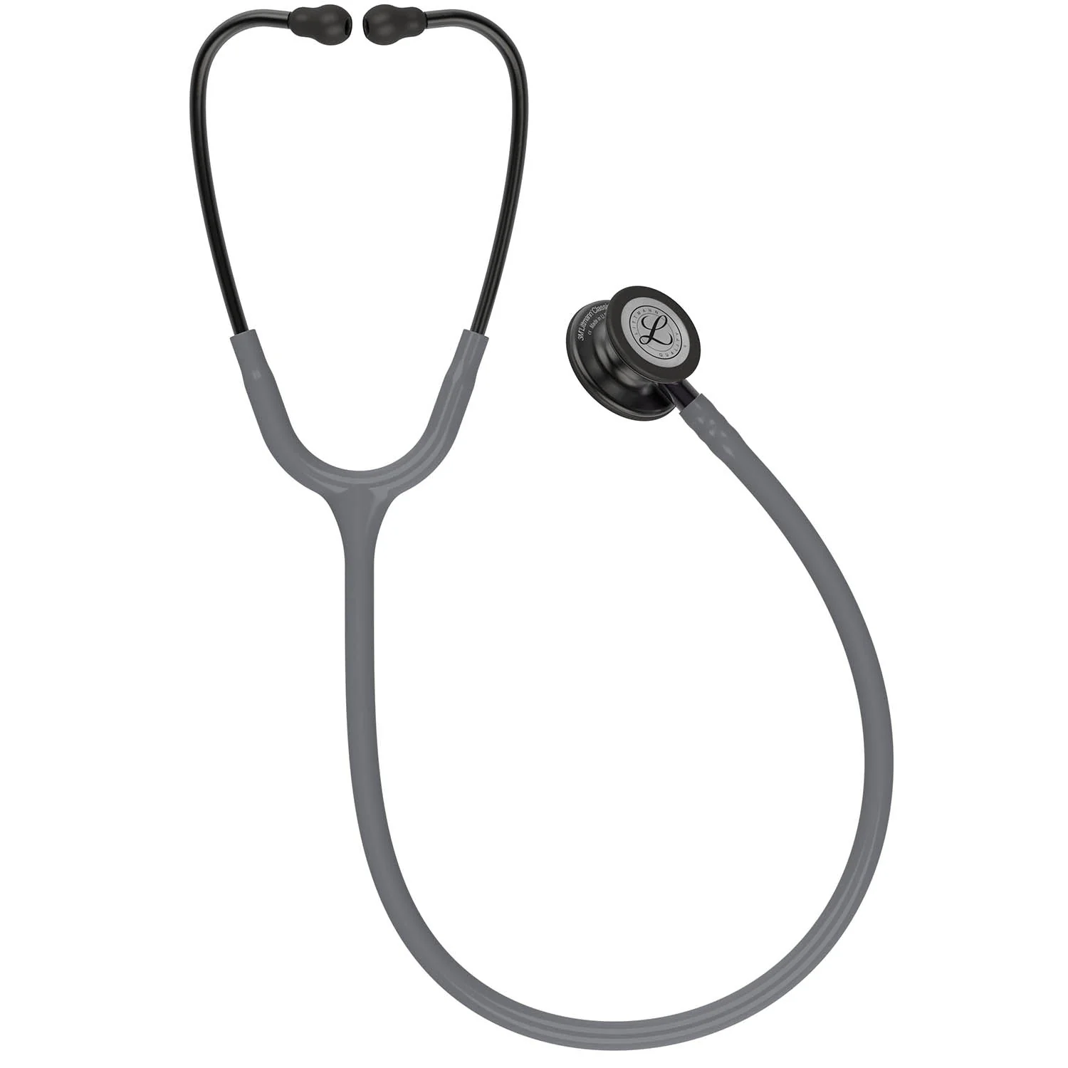 Littmann Classic III Monitoring Stethoscope: Smoke & Gray - Violet Stem 5873 - Image 5