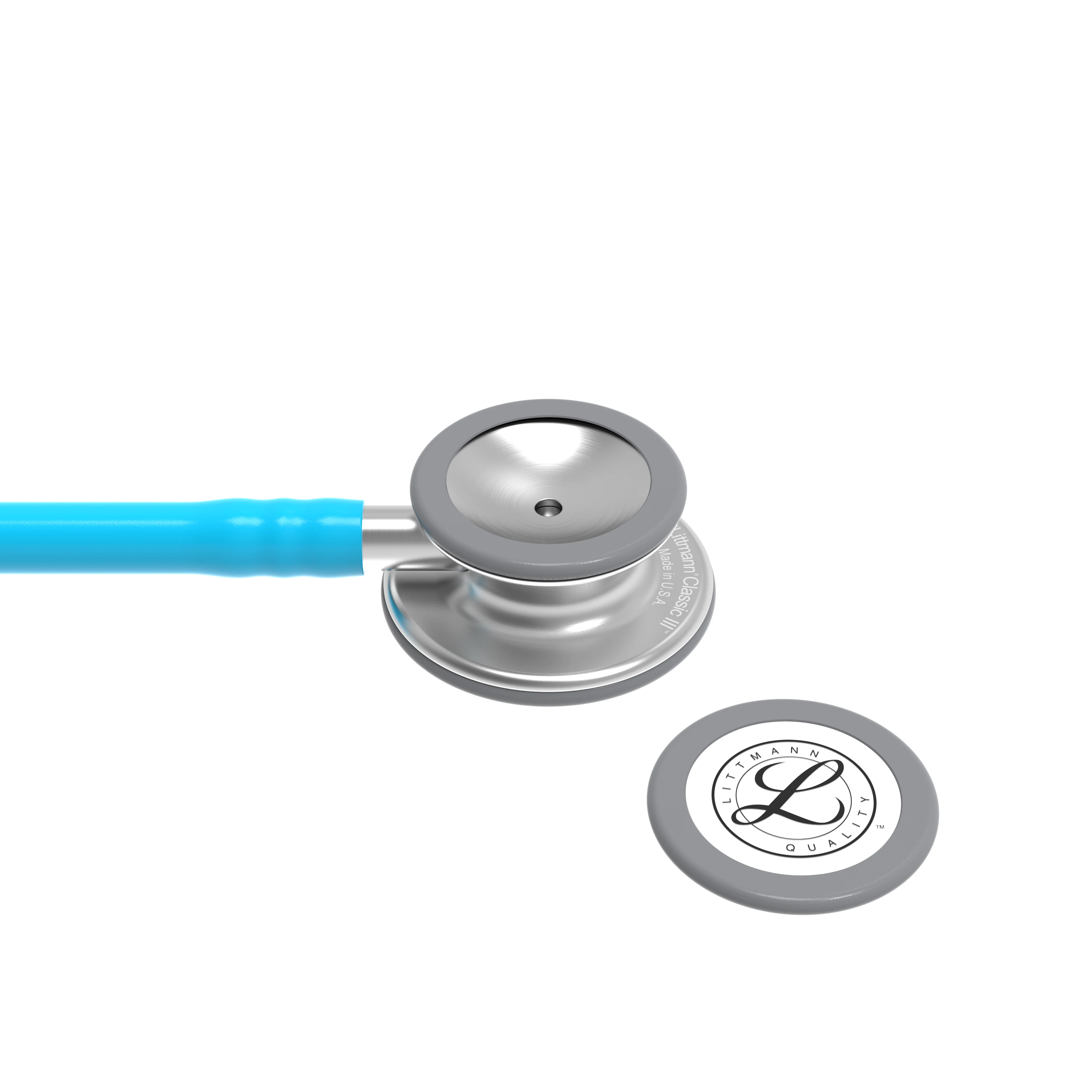 Littmann Classic III Monitoring Stethoscope: Turquoise 5835 - Image 11