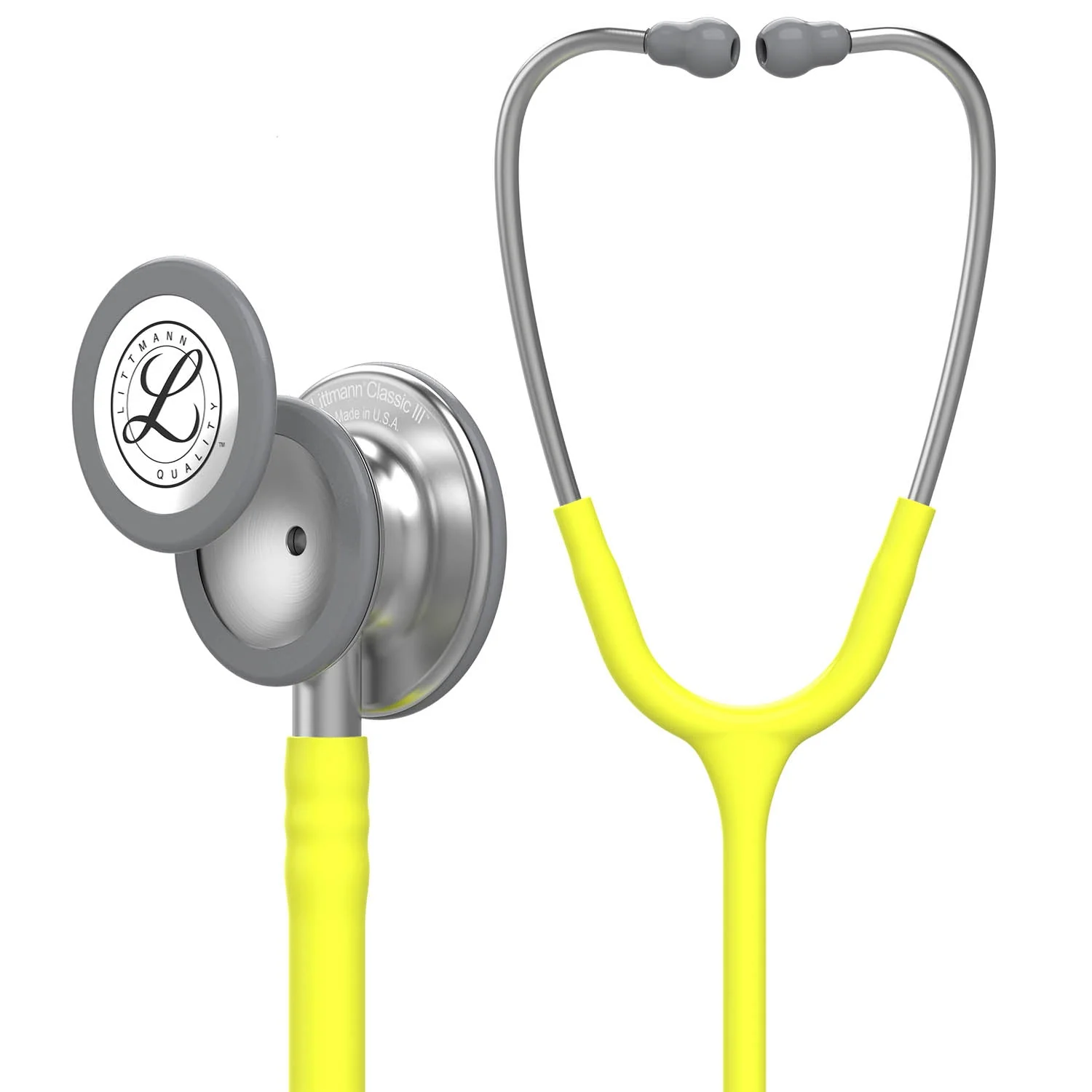 Littmann Classic III Monitoring Stethoscope: Lemon Lime 5839 - Image 3