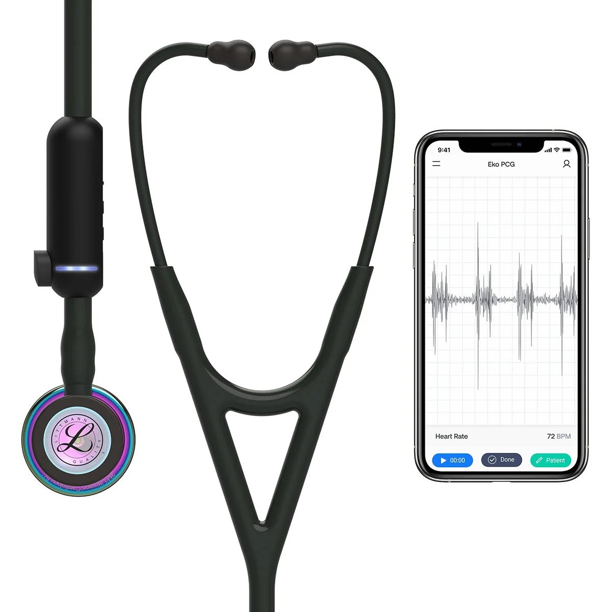 Littmann CORE Digital Stethoscope 8572 - High Polish Rainbow - Image 11