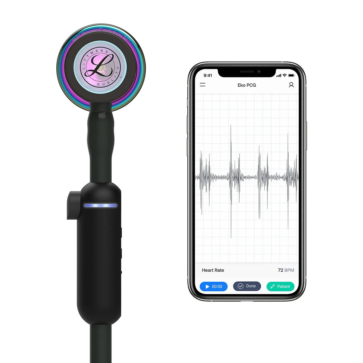 Littmann CORE Digital Stethoscope 8572 - High Polish Rainbow - Image 12