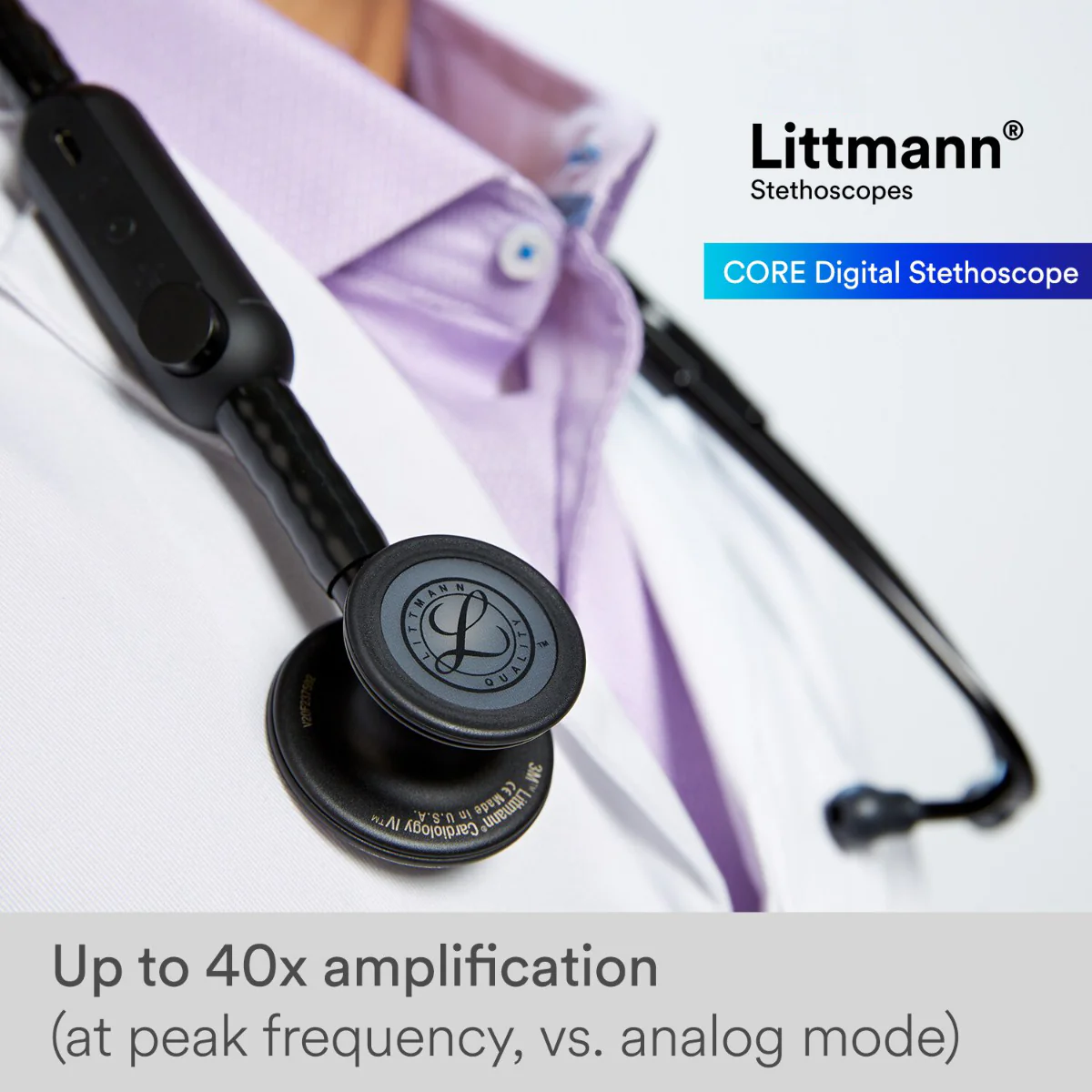 Littmann CORE Digital Stethoscope 8572 - High Polish Rainbow - Image 7