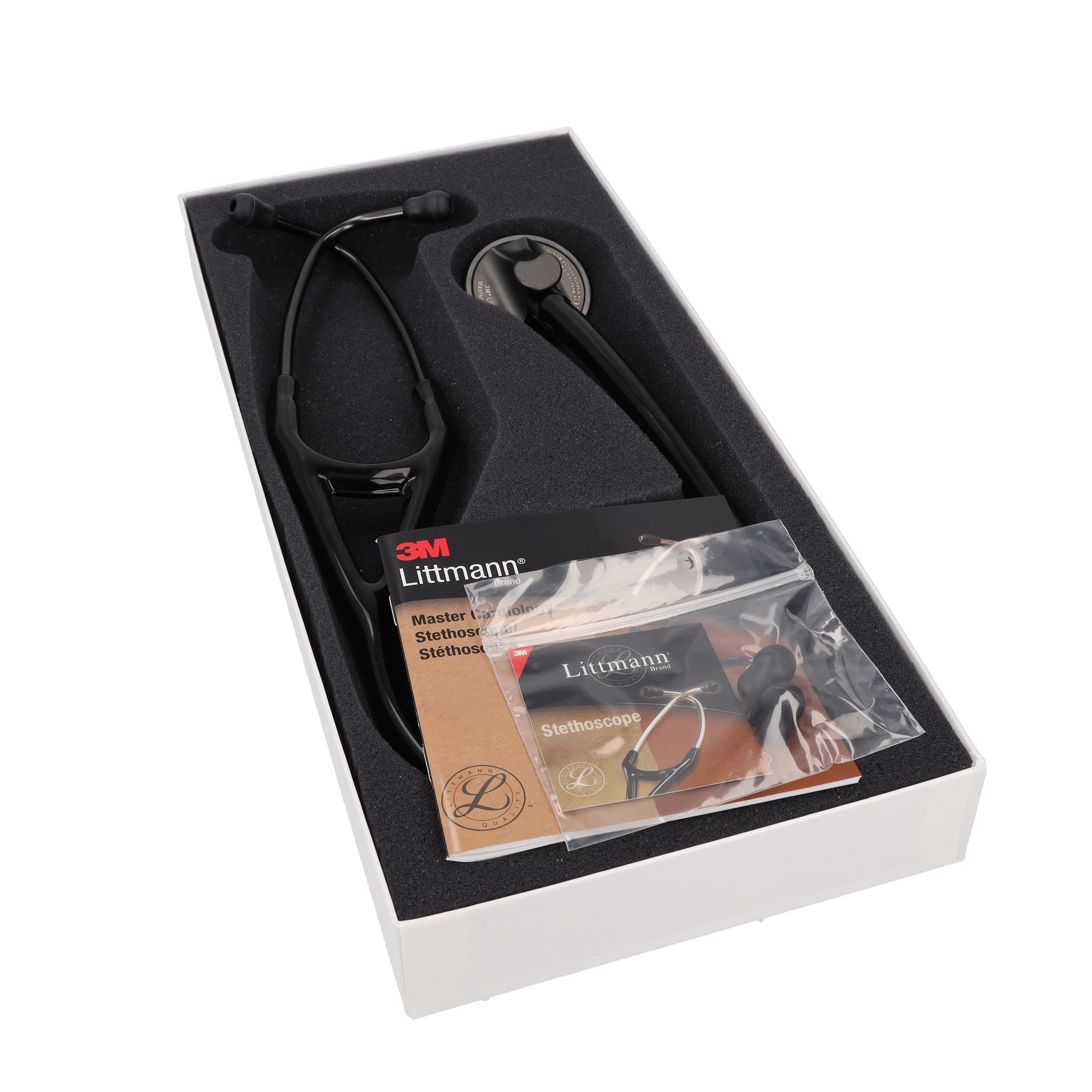 Littmann Master Cardiology Stethoscope: All Black 2161 - Image 4