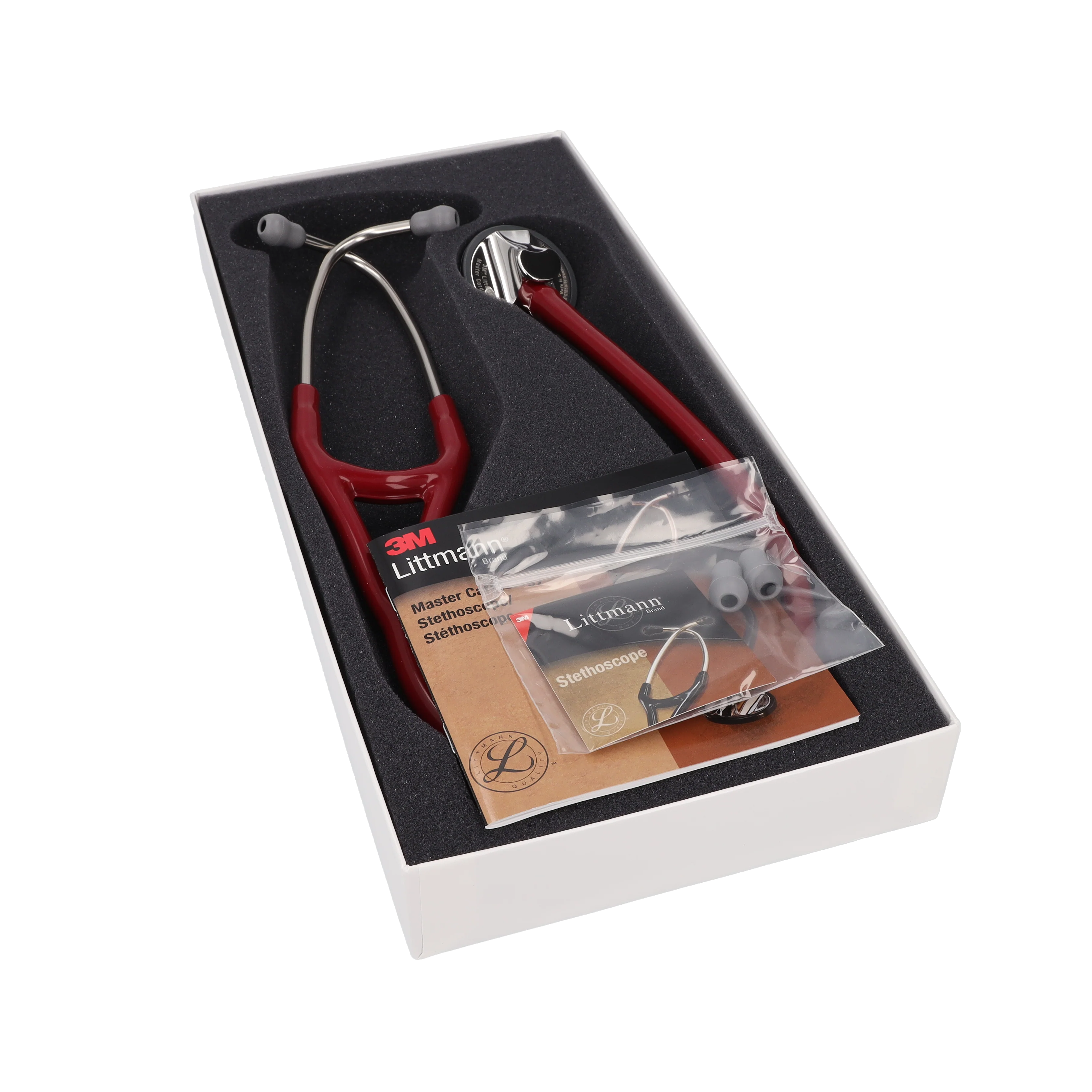 Littmann Master Cardiology Stethoscope: Burgundy 2163 - Image 6