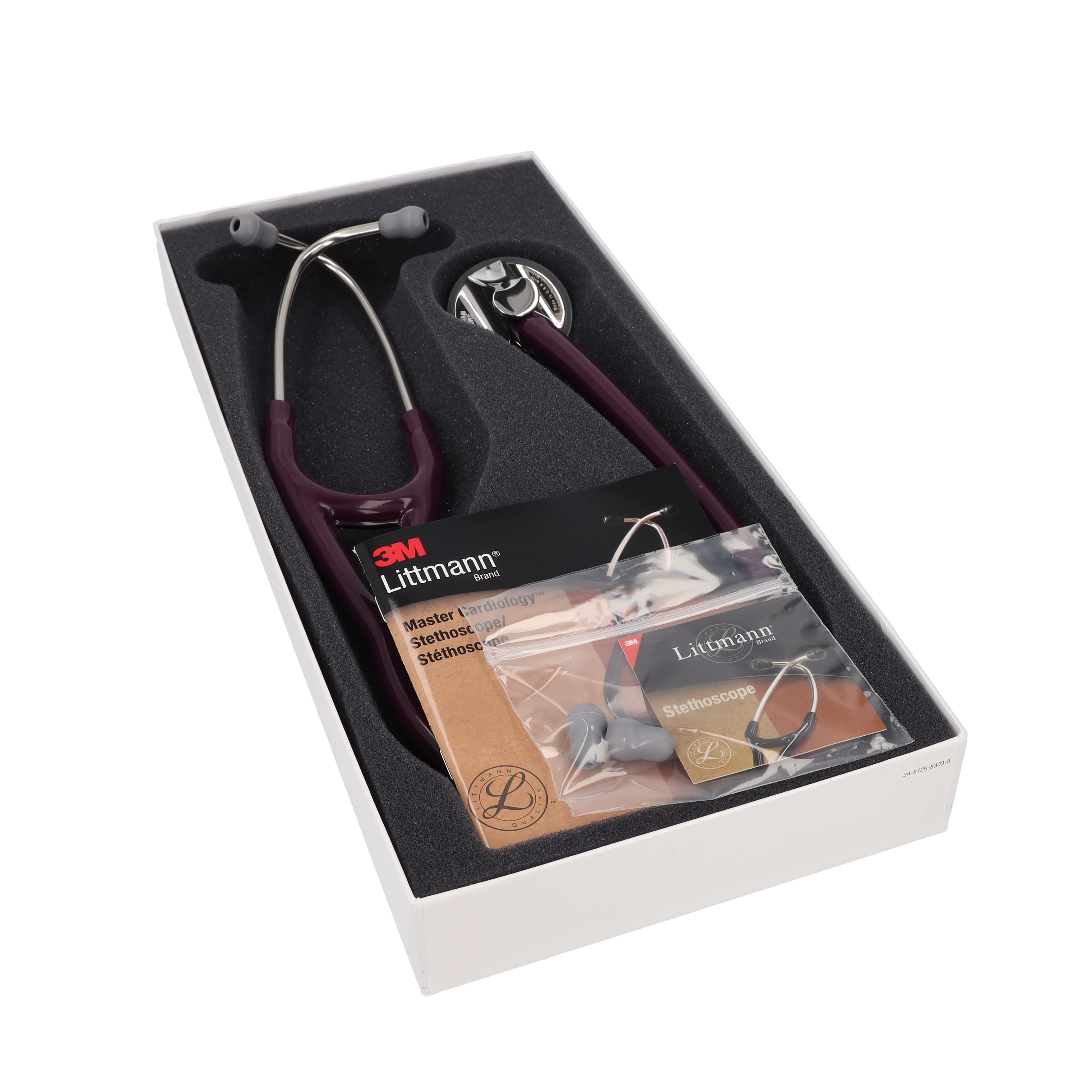 Littmann Master Cardiology Stethoscope: Plum 2167 - Image 9