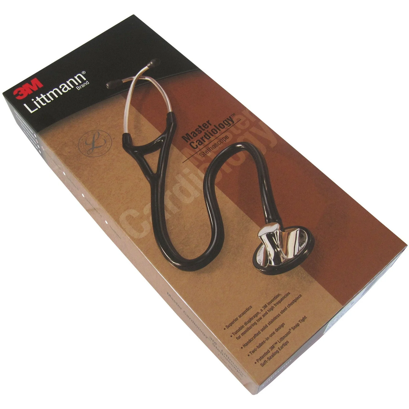 Littmann Master Cardiology Stethoscope: Black 2160 - OVER ENGRAVED - Image 5