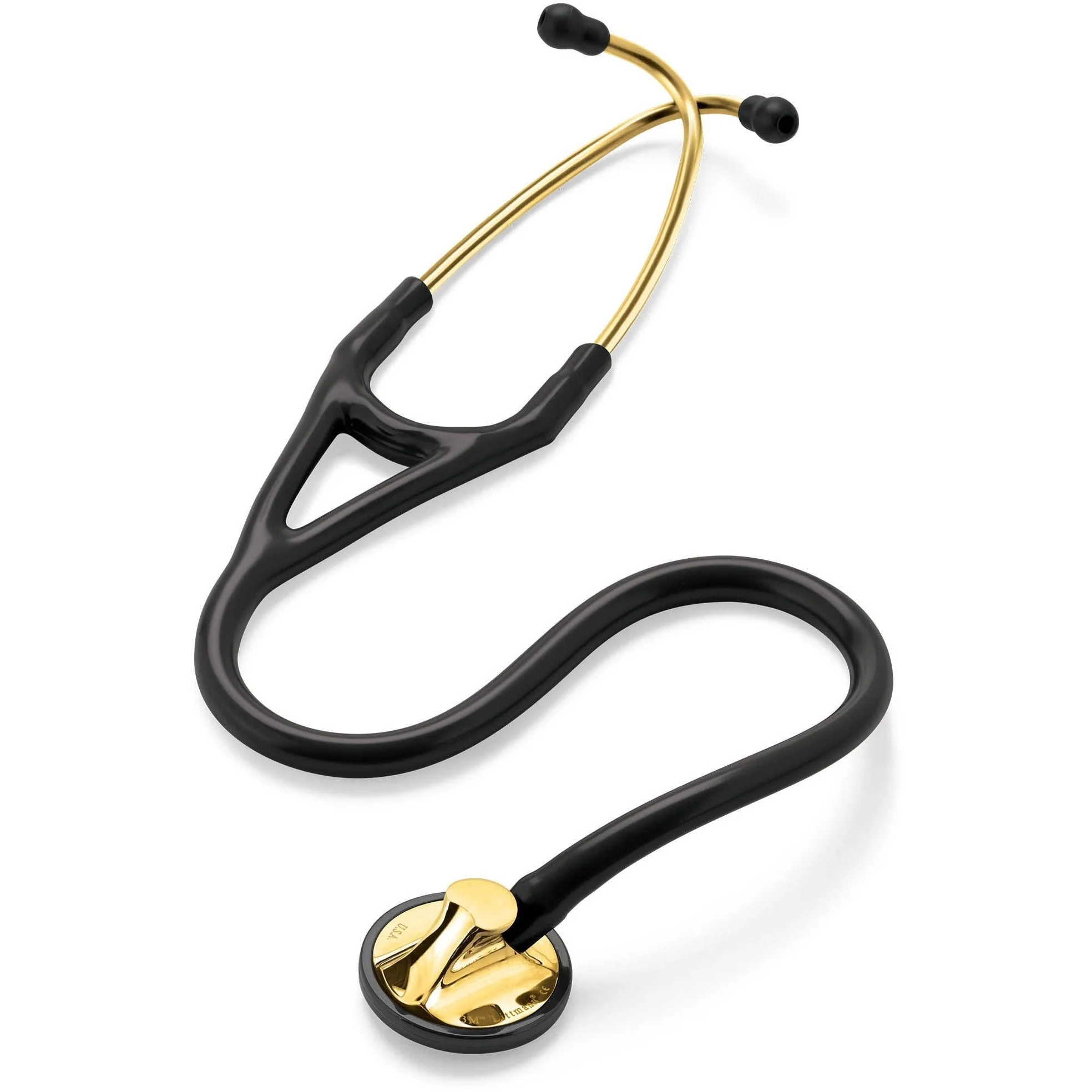 Littmann Master Cardiology Stethoscope: Black & Brass 2175 - Image 7