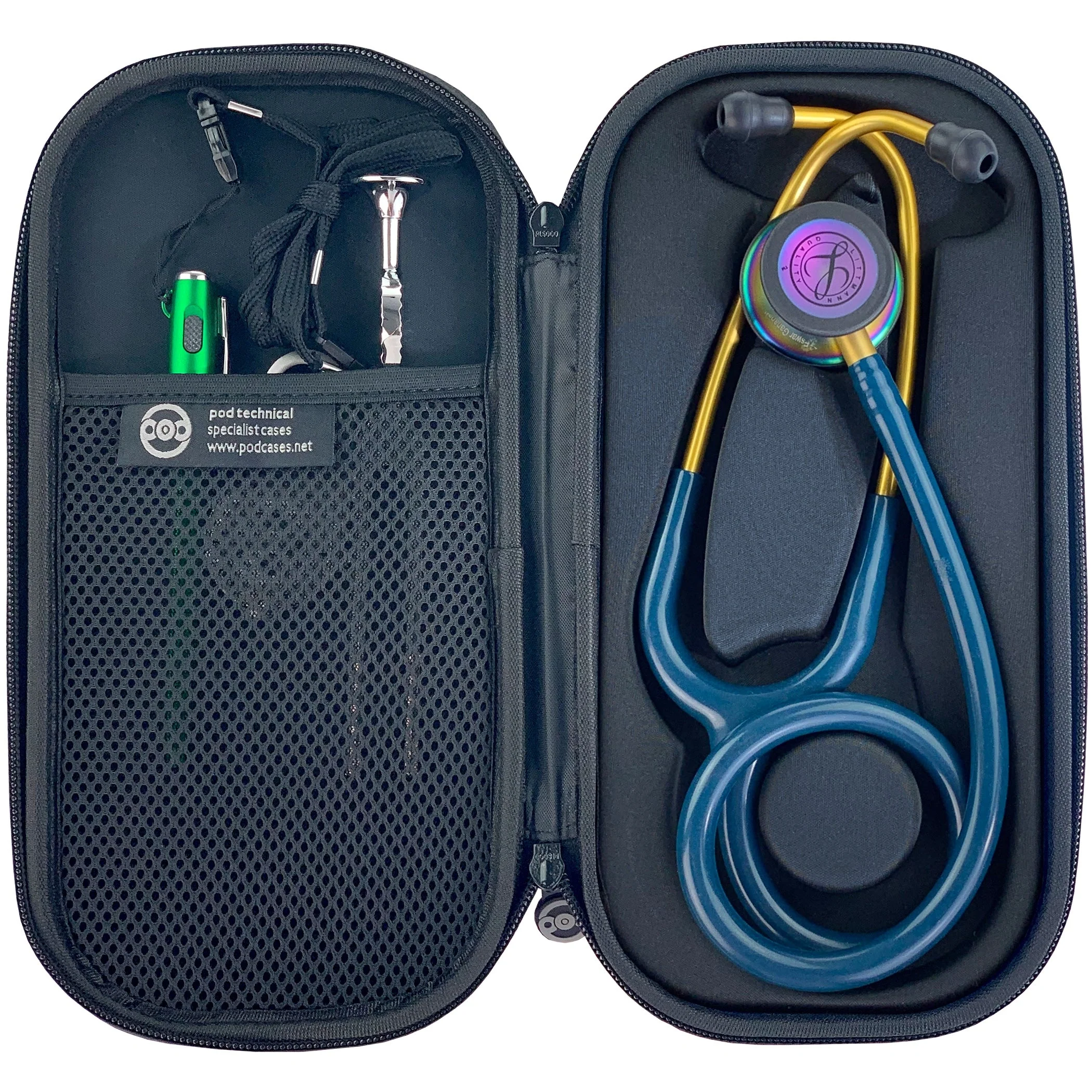 Pod Technical Classicpod Micro Stethoscope Case for Littmann Classic Stethoscopes - Raspberry - Image 2