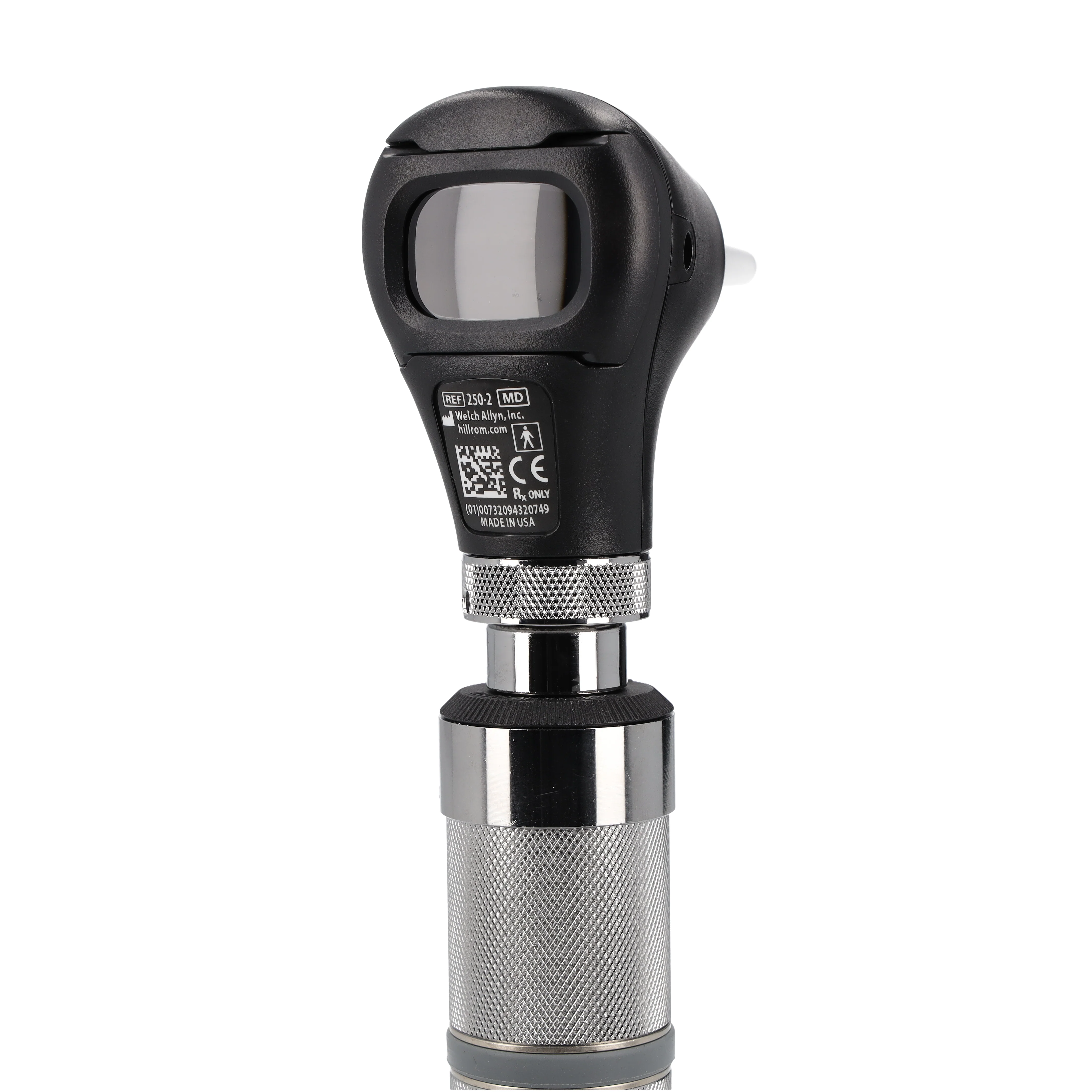 Welch Allyn 3.5V Diagnostic Set - Coaxial LED Opthalmoscope, Basic LED Otoscope, Alkaline C-Cell Battery Handle and Hard Case - Image 7