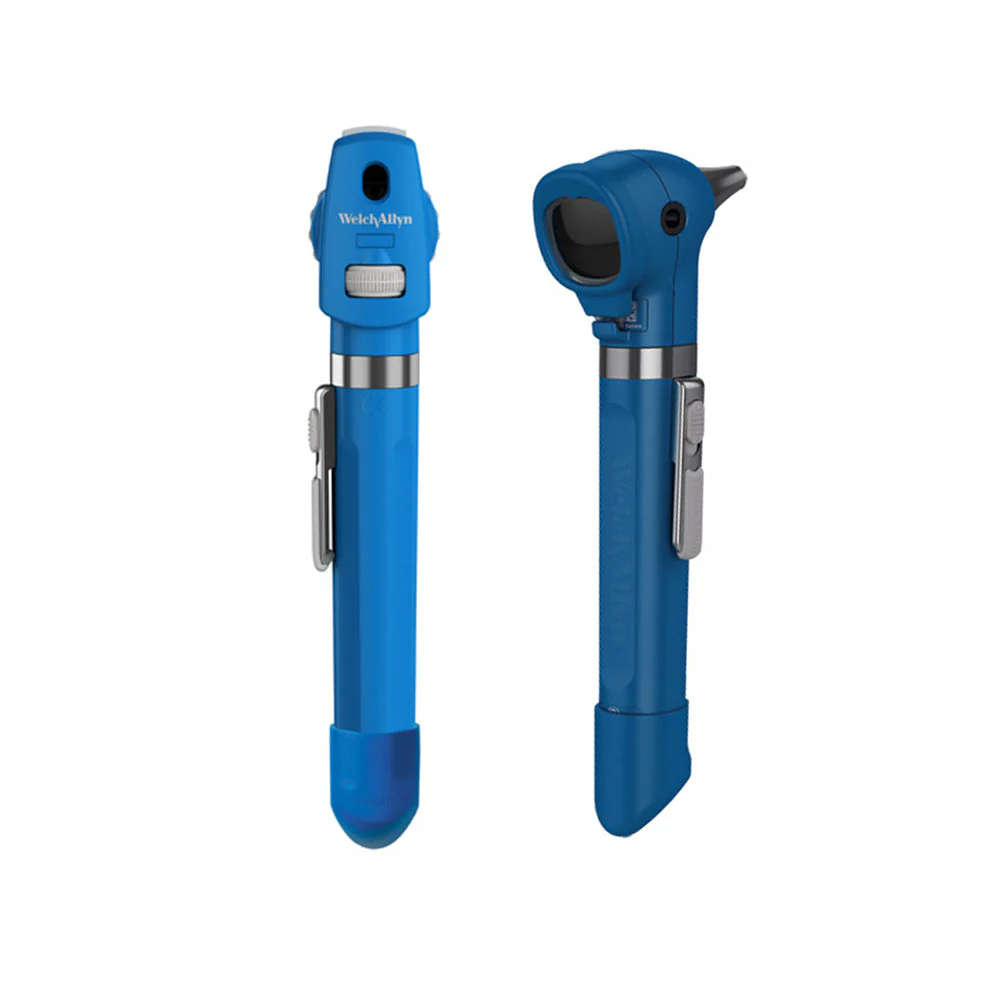 Welch Allyn Pocket LED Diagnostic Set With Soft Case- Blueberry